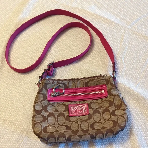 Coach Cross-Body & Matching Wristlet/Wallet - Picture 1 of 6